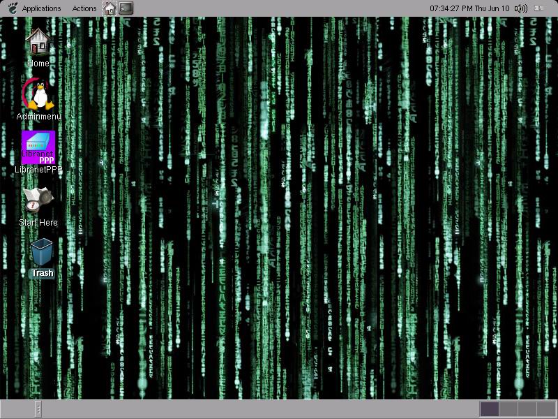 MY first GNU/Linux desktop