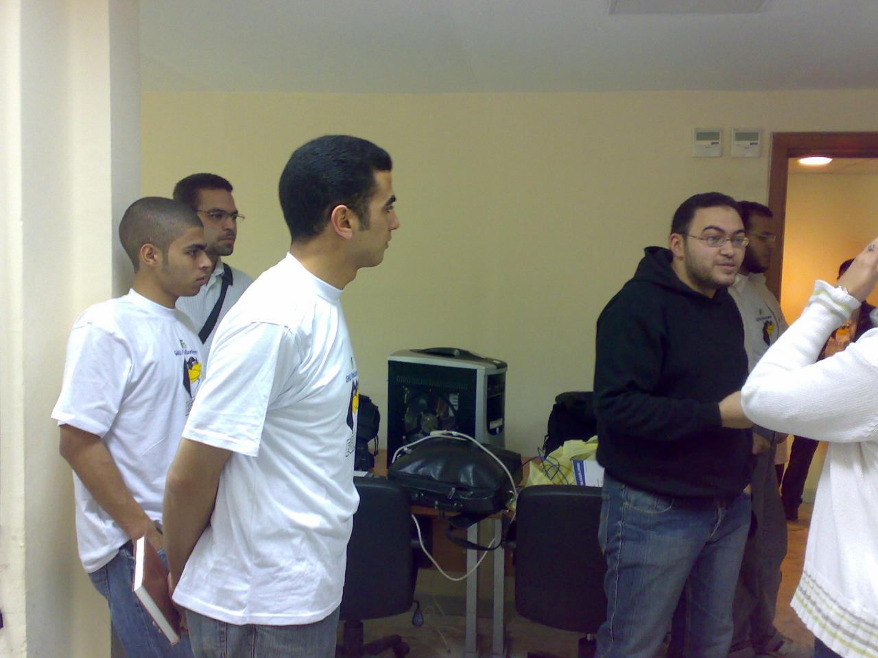 Mohamed Elsayed With Some Volunteers