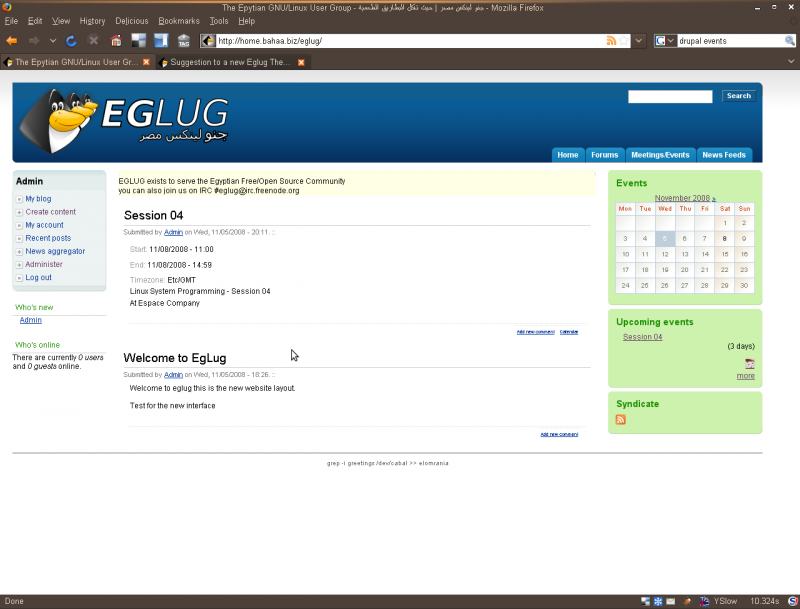 Suggestied new Eglug Theme