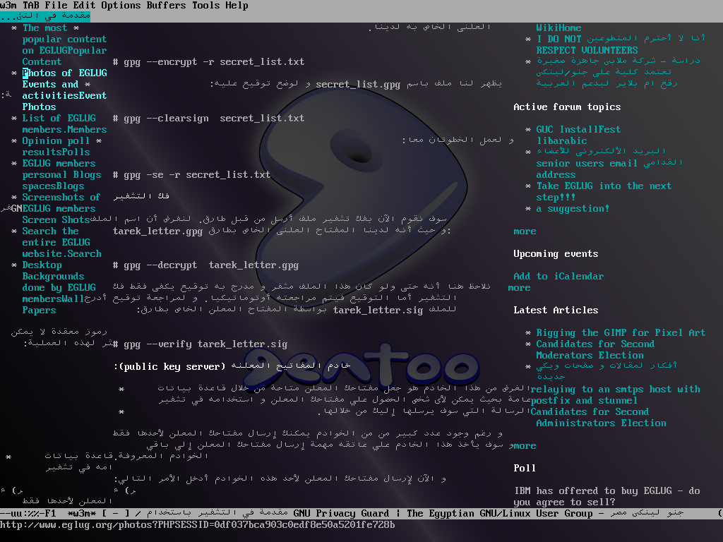 Yet another arabic screen shot