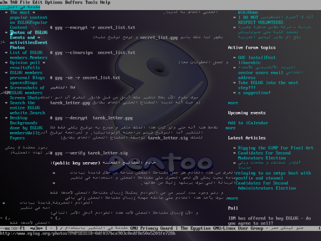 Yet another arabic screen shot