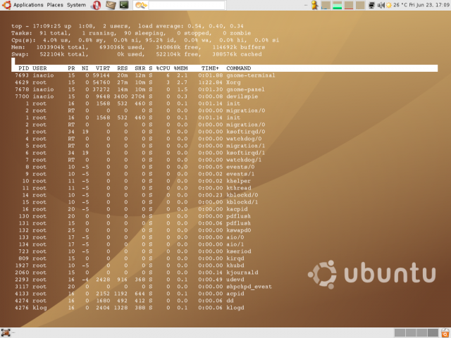 Full Transparent Terminal on Desktop