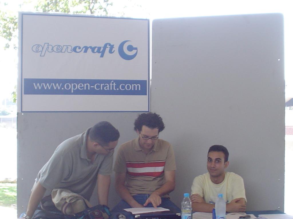Open craft booth