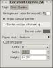 Inkscape document options