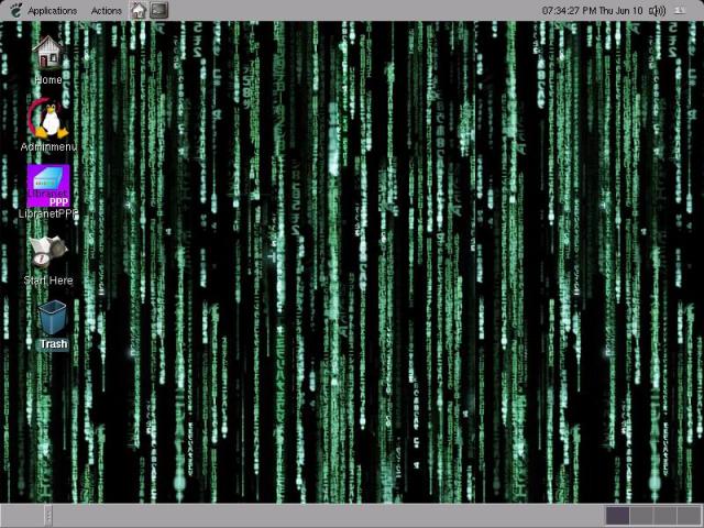 MY first GNU/Linux desktop